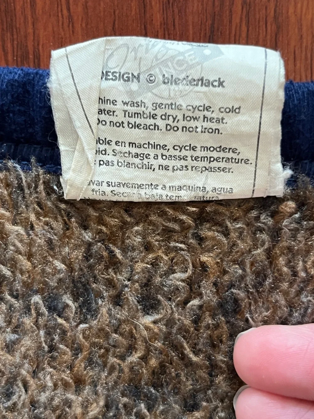 Biederlack vintage wolf